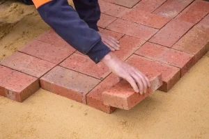 what type of sand is used for paving