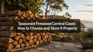 Seasoned Firewood Central Coast- How to Choose and Store It Properly